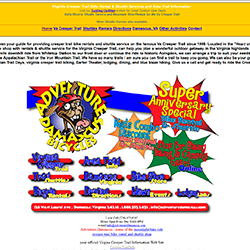 Screenshot of Adventure Damascus Website