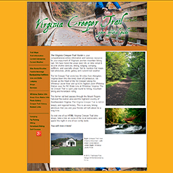 Screenshot of CreeperTrail.com Website
